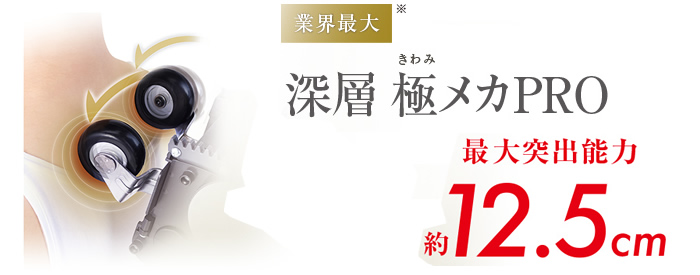 より深く、より繊細に、コリの深層を攻略する「深層 極メカPRO」 