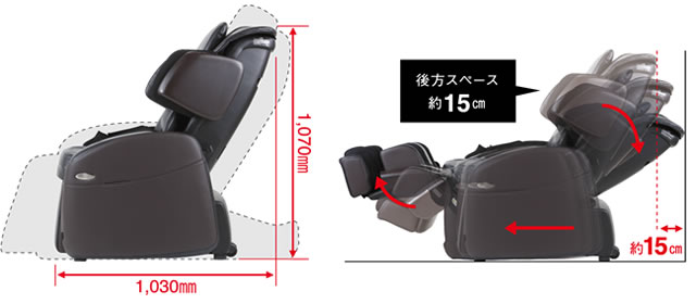 コンパクトで省スペース