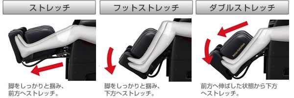 脚部ストレッチマッサージ
